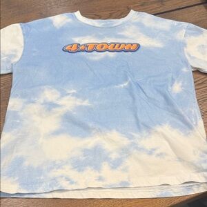 Disney Sky Blue and Cream Kids T-Shirt
